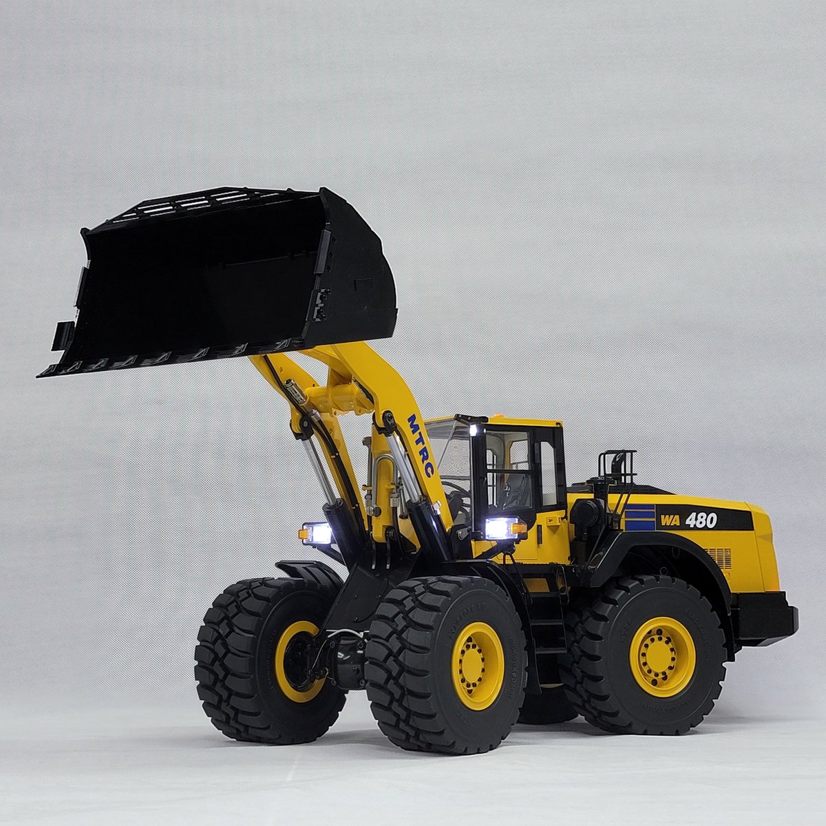 RC 1/14 RTR Komatsu WA480 Shovel | Loader | Wiellader | Tamiya | Scaleart | Lesu | Wedico | Scaleclub | Afstand bestuurbaar | SRC-Machinery